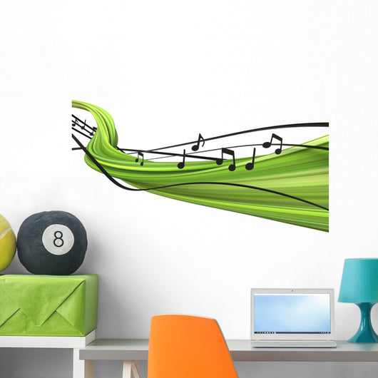 Music Swirl Wall Decal