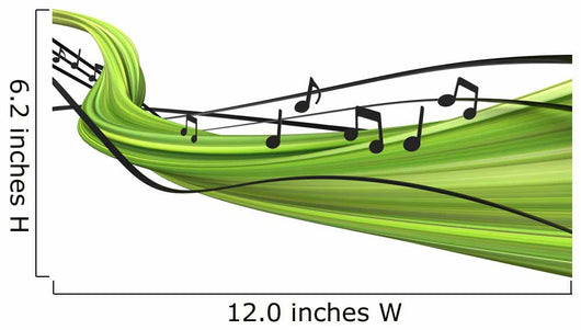 Music Swirl Wall Decal