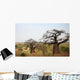 Baobabs and Savannah Africa Wall Decal