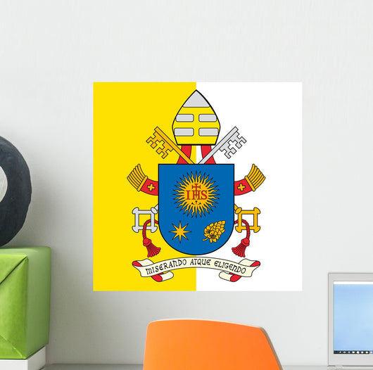 Pope Francis Coat Arms Wall Decal