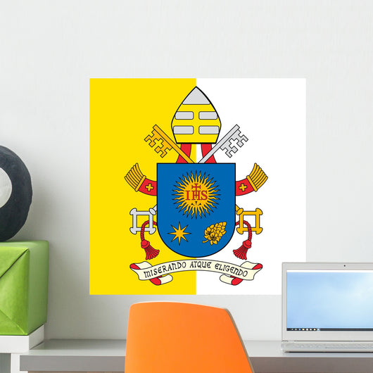 Pope Francis Coat Arms Wall Decal