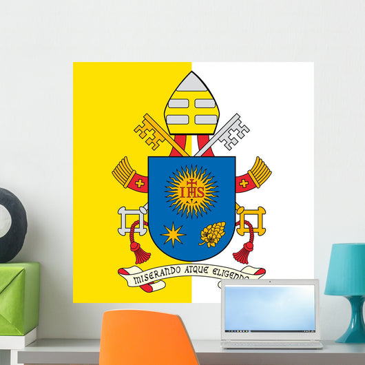 Pope Francis Coat Arms Wall Decal