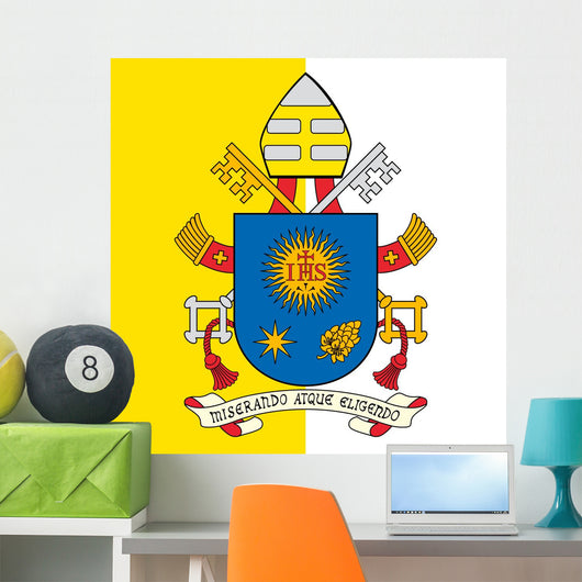Pope Francis Coat Arms Wall Decal