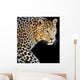 Leopard Portrait Dark Wall Decal