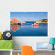 Fisherman's House and Boats in a Bay Peggy's Cove Wall Mural