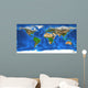 High Resolution World Map Wall Decal