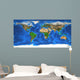 High Resolution World Map Wall Decal