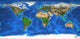 High Resolution World Map Wall Decal