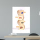 Wooden Dreidels Wall Decal