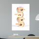 Wooden Dreidels Wall Decal