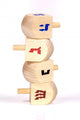 Wooden Dreidels Wall Decal