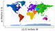 Continents Atlas World Wall Decal