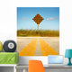Paved Road Leading to Wall Decal