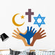 Peace and Dialogue between Wall Decal