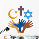Peace and Dialogue between Wall Decal