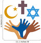 Peace and Dialogue between Wall Decal