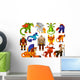 Mythical Fantasy Creatures Wall Decal Sticker Set