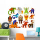 Mythical Fantasy Creatures Wall Decal Sticker Set