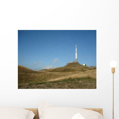 Summit Puy-de-dome Wall Decal shown on a wall