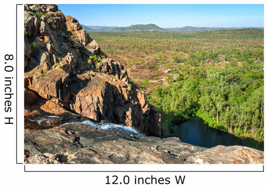 Kakadu National Park (Northern Territory Australia) landscape near Gunlom lookout Wall Mural