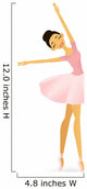 Ballet Dancer Wall Decal