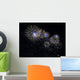 Sparkling Fireworks New Year Wall Decal