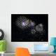 Sparkling Fireworks New Year Wall Decal
