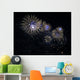 Sparkling Fireworks New Year Wall Decal
