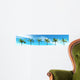 Palm Trees Sky Banner Wall Decal