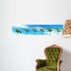 Palm Trees Sky Banner Wall Decal