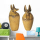 Egyptian Canopic Jars Anubis Wall Decal
