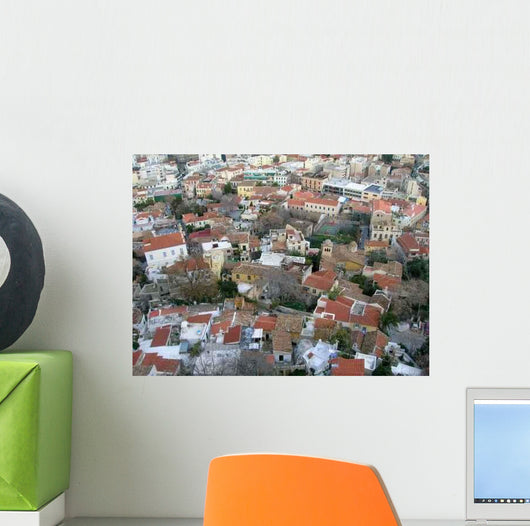 Toits D'athenes Wall Decal