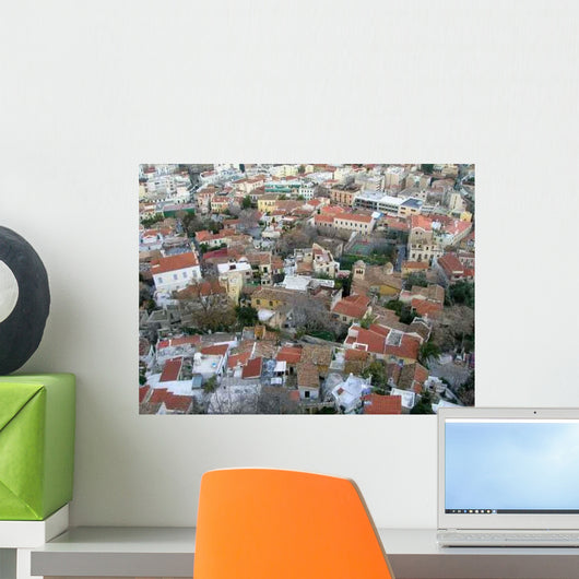 Toits D'athenes Wall Decal