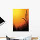 Rye Silhouette Vector Sunset Wall Decal
