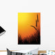 Rye Silhouette Vector Sunset Wall Decal