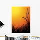 Rye Silhouette Vector Sunset Wall Decal