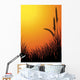 Rye Silhouette Vector Sunset Wall Decal
