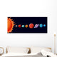 Planets Solar System Wall Decal