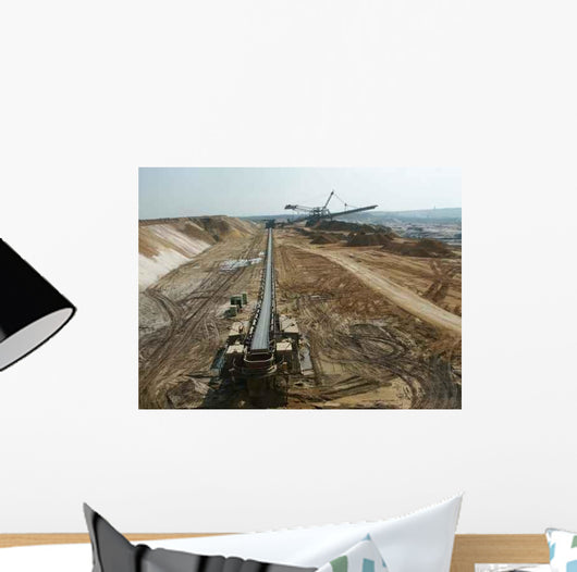 Mining Conveyor Wall Decal