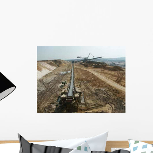 Mining Conveyor Wall Decal