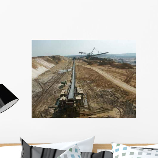 Mining Conveyor Wall Decal
