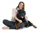 Woman and Rottweiler Wall Decal