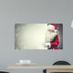 Smiling Santa Claus Pointing Wall Decal