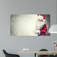 Smiling Santa Claus Pointing Wall Decal