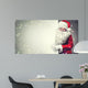 Smiling Santa Claus Pointing Wall Decal