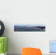 Golden Gate bridge seen from Marin County, with view of San Francisco across the bay on a clear winter's day. Wall Mural