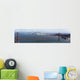 Golden Gate bridge seen from Marin County, with view of San Francisco across the bay on a clear winter's day. Wall Mural