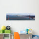 Golden Gate bridge seen from Marin County, with view of San Francisco across the bay on a clear winter's day. Wall Mural