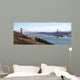 Golden Gate bridge seen from Marin County, with view of San Francisco across the bay on a clear winter's day. Wall Mural