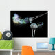 Makeup Brushes with Powder Wall Decal